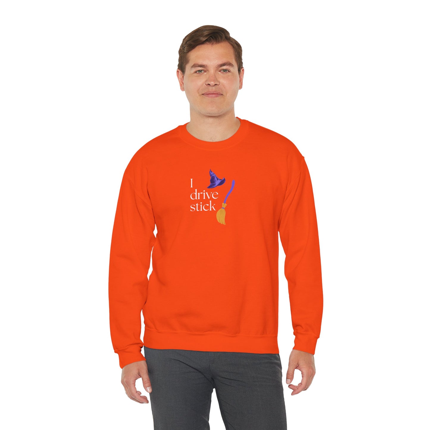 UNISEX Sweatshirt — “I Drive Stick”