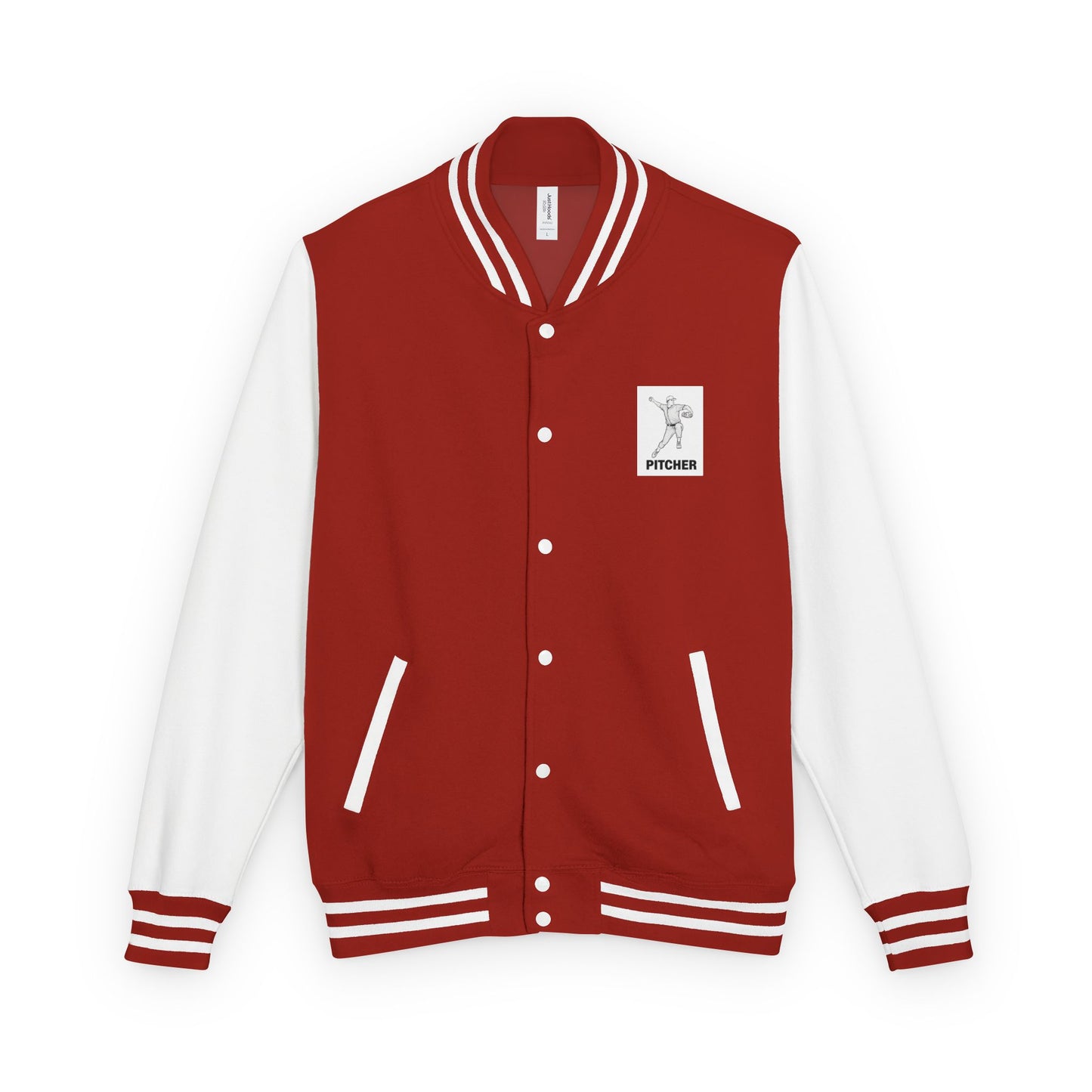 Pitcher Varsity Letterman Jacket - Retro Baseball Team Jacket