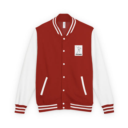 Pitcher Varsity Letterman Jacket - Retro Baseball Team Jacket