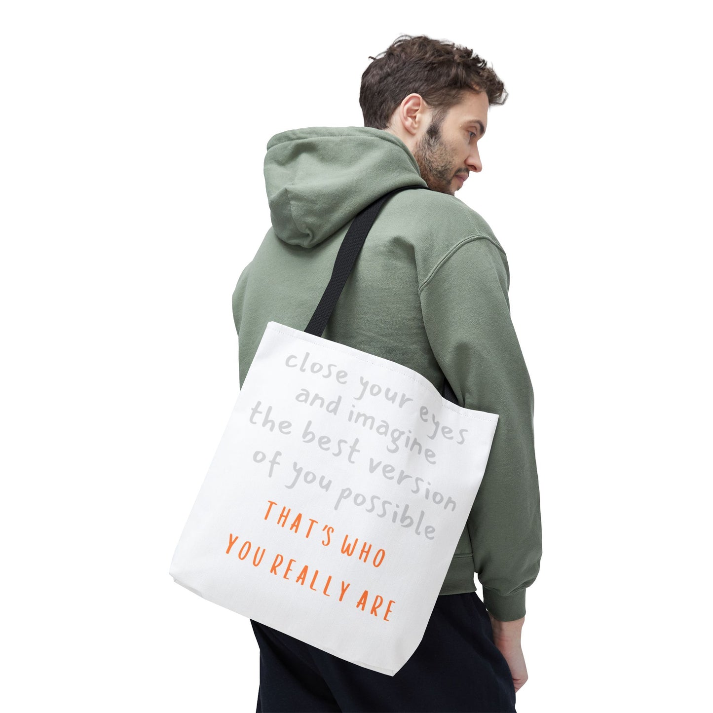 Unisex Tote Bag — "That's Who You Really Are" Cotton Tote