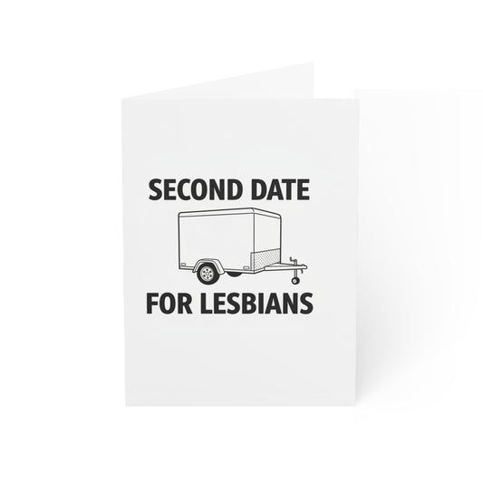 Greeting Card — “Second Date for Lesbians” Funny LGBTQ+