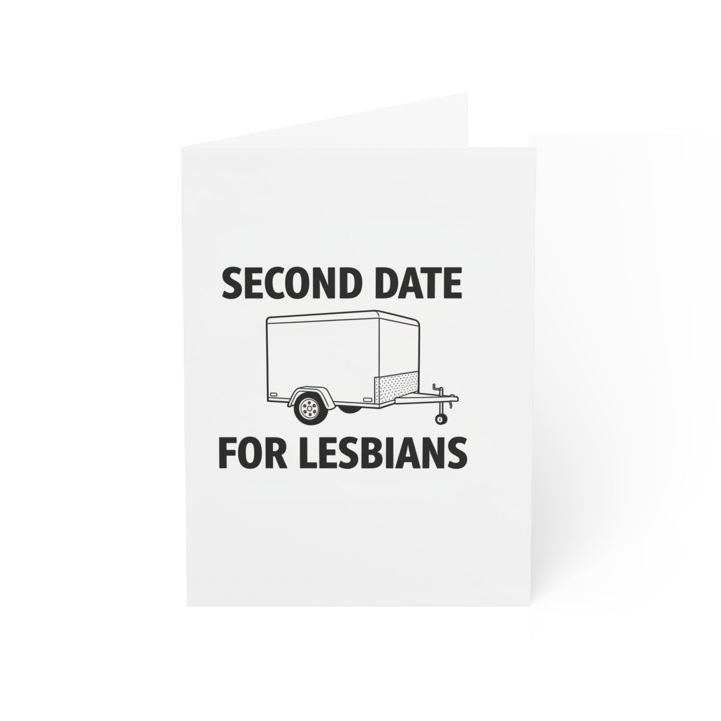 Greeting Card — “Second Date for Lesbians” Funny LGBTQ+