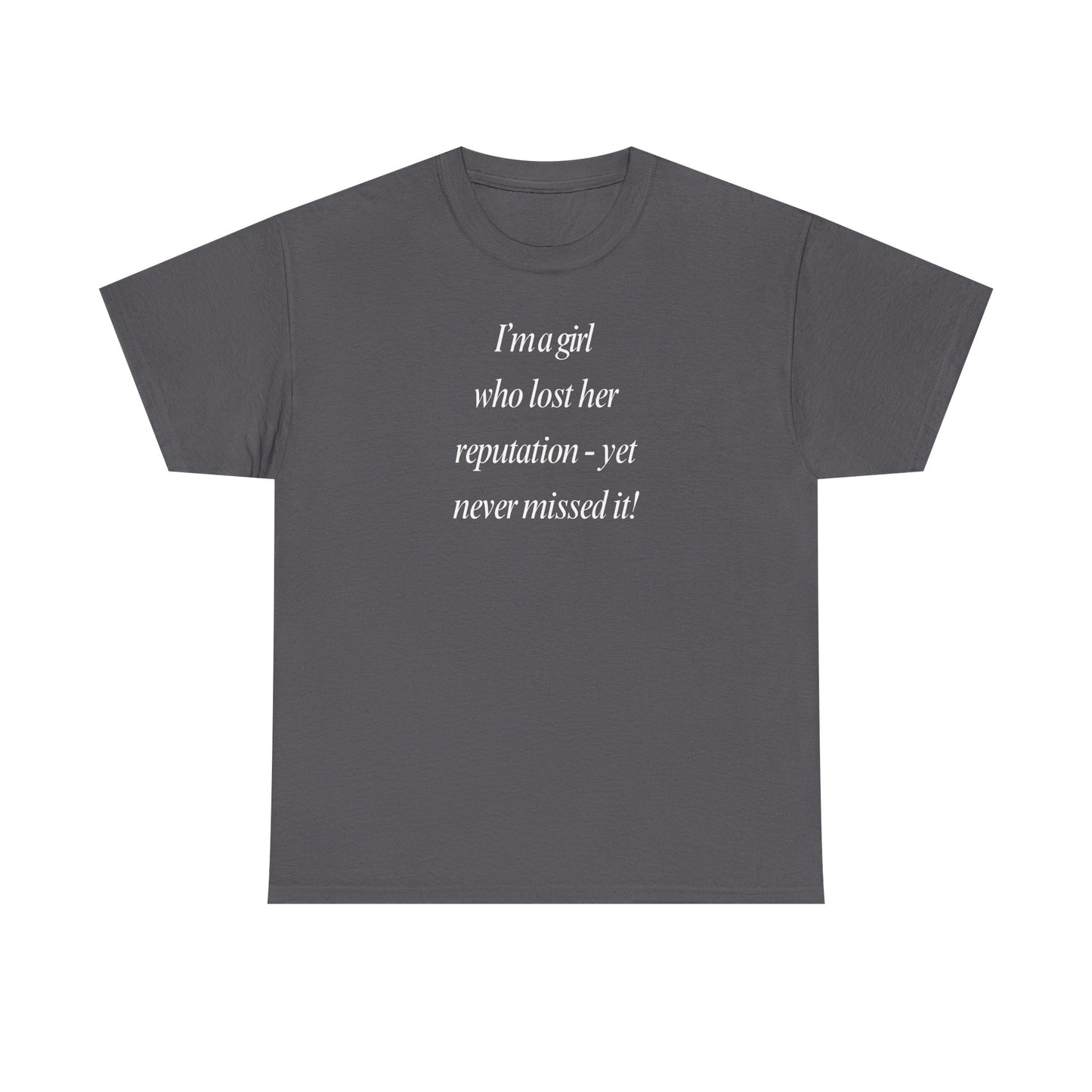 Lady's Funny T-Shirt - "I'm a girl who... "
