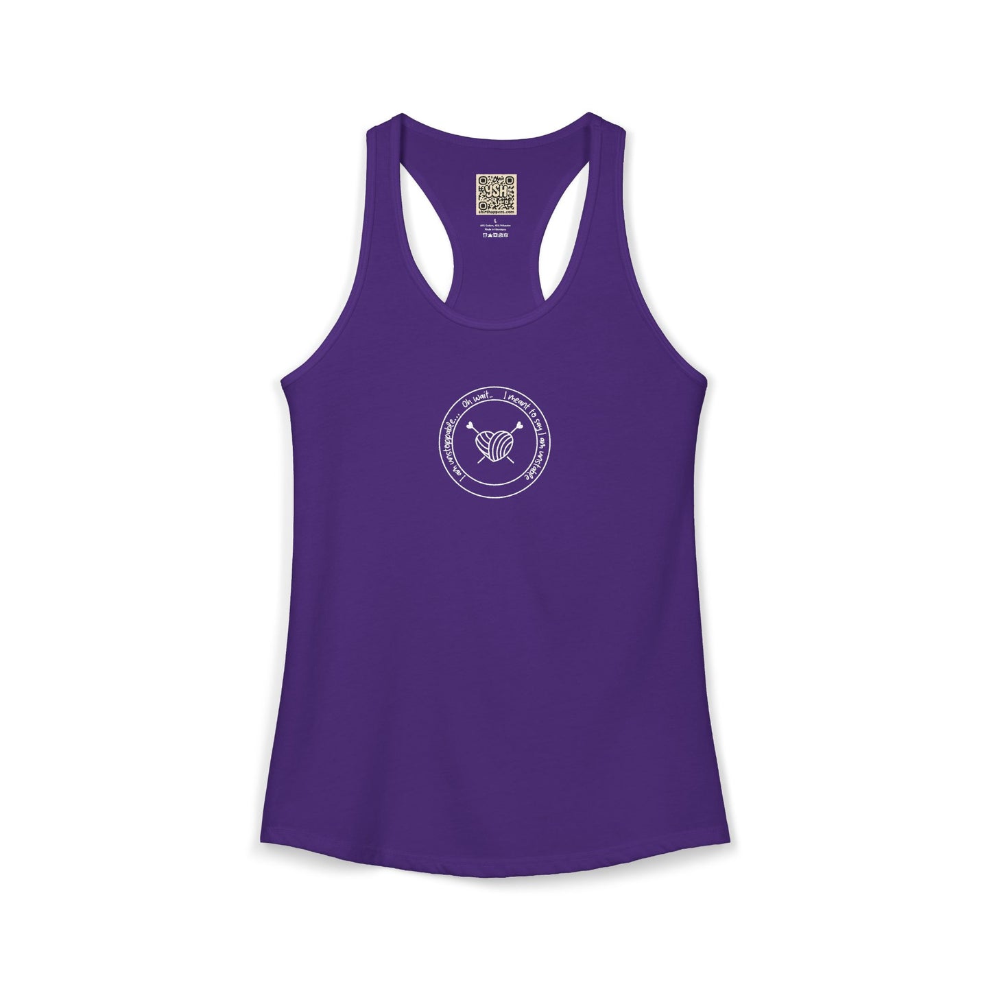 Women's Ideal Racerback Tank - "I'm unstoppable... "