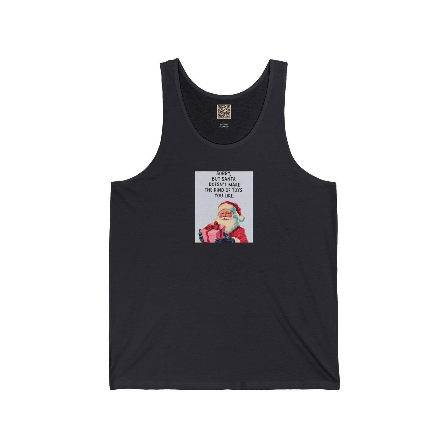 UNISEX Santa Tank Top - "Santa Toys... "