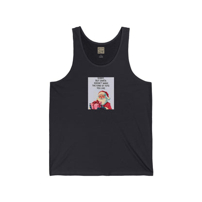 UNISEX Santa Tank Top - "Santa Toys... "