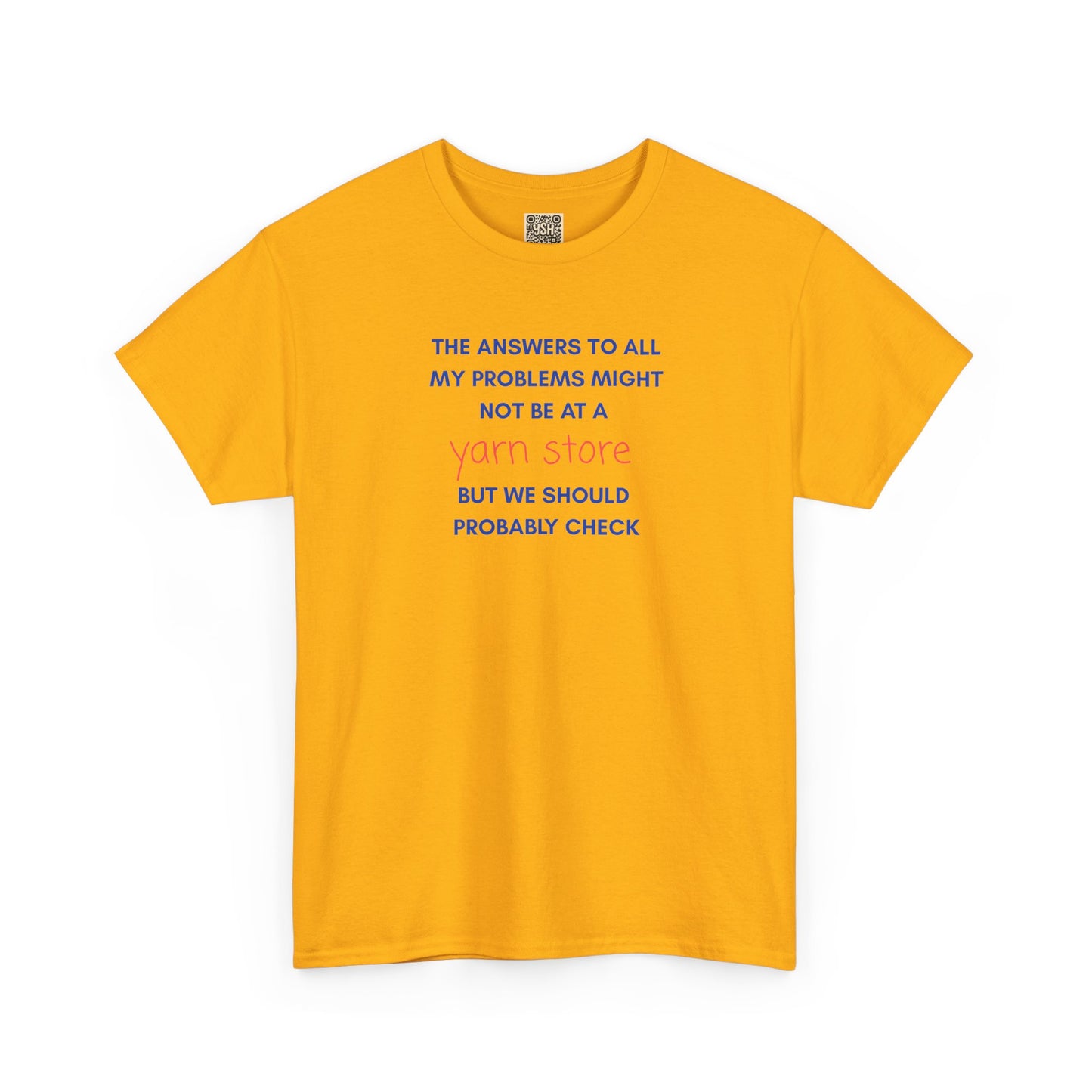 T-Shirt — “YARN STORE... "