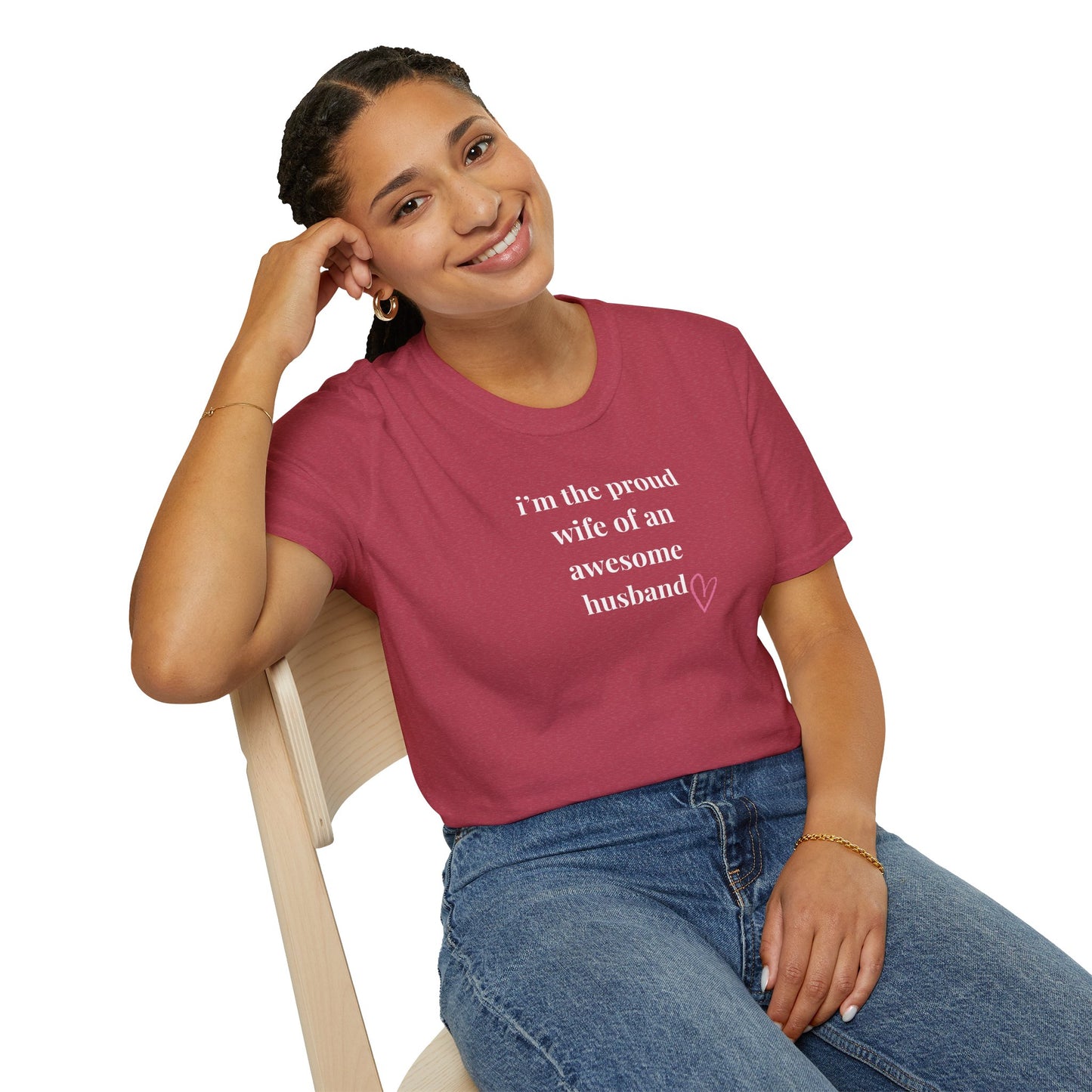 BEST WIFE T-Shirt — "Im the proud wife... "