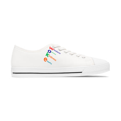 Low Top Sneakers — "WOKE"
