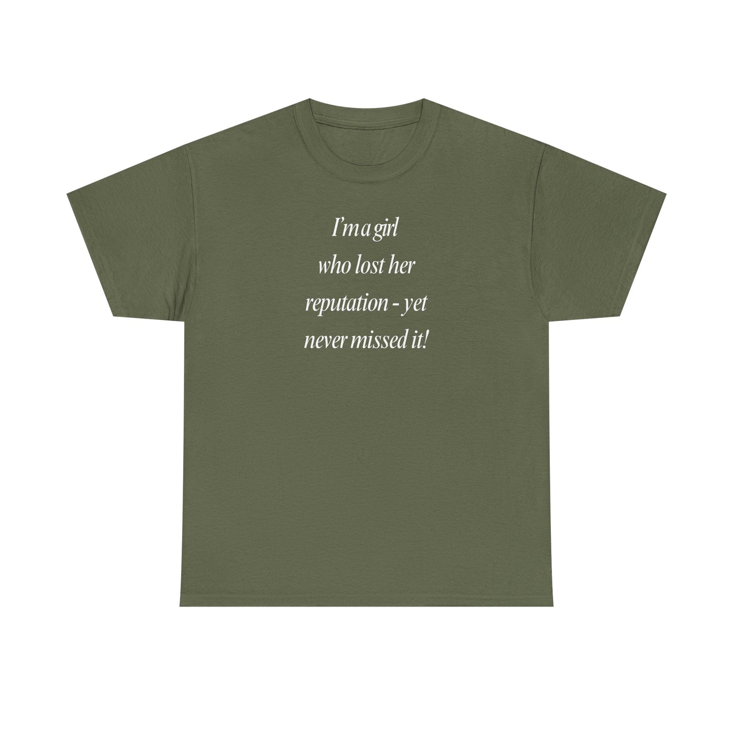 Lady's Funny T-Shirt - "I'm a girl who... "