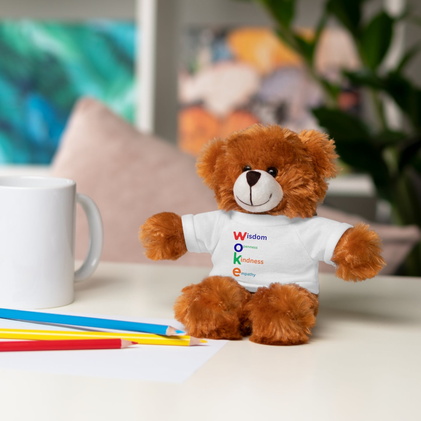 STUFFED ANIMAL — 'WOKE' Various animals