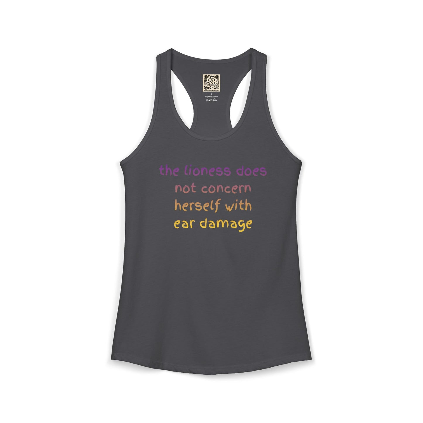 Women's Ideal Racerback Tank - "THE LIONESS..."