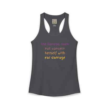 Women's Ideal Racerback Tank - "THE LIONESS..."