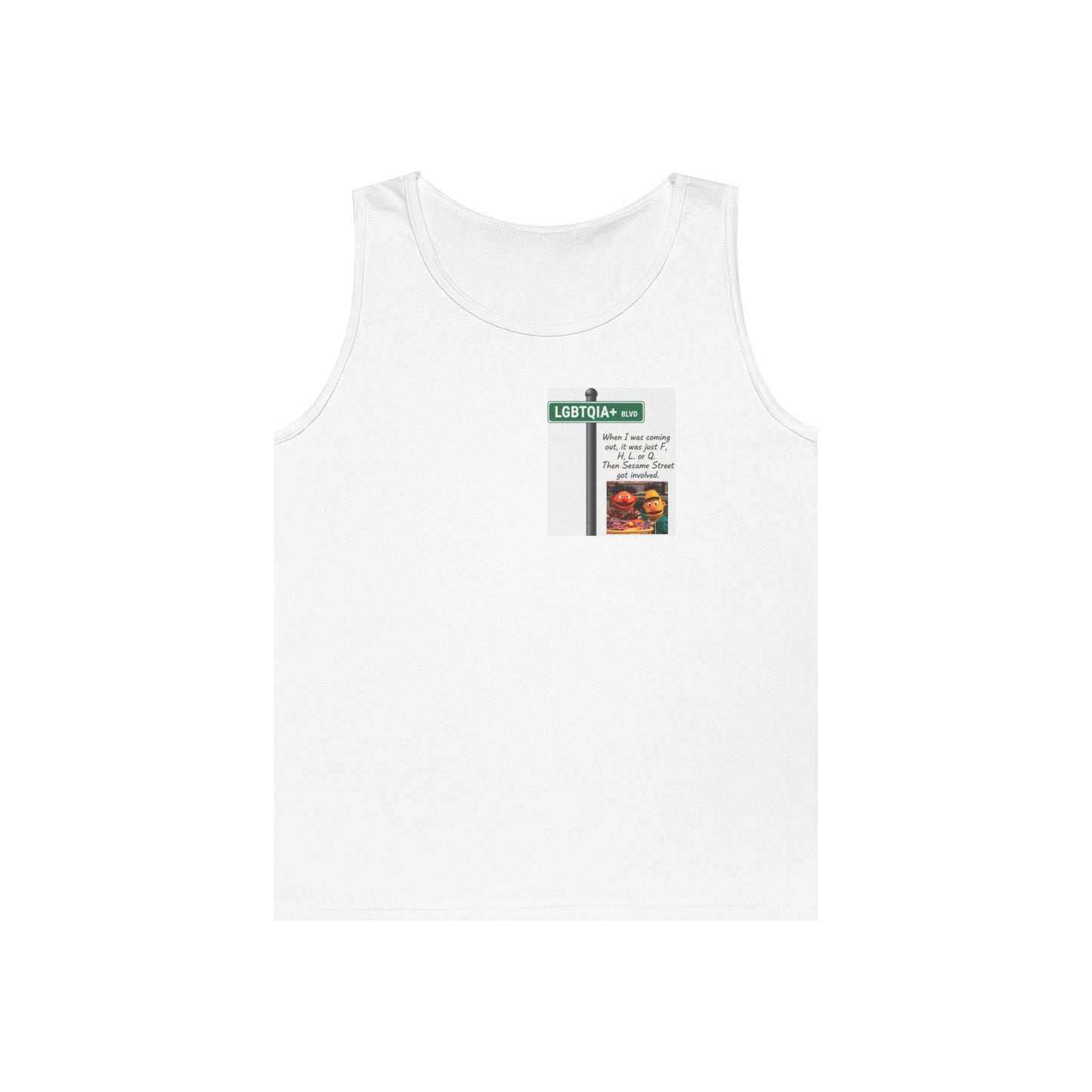LGBTQIA+ Blvd Tank Top — Sesame Street UNISEX