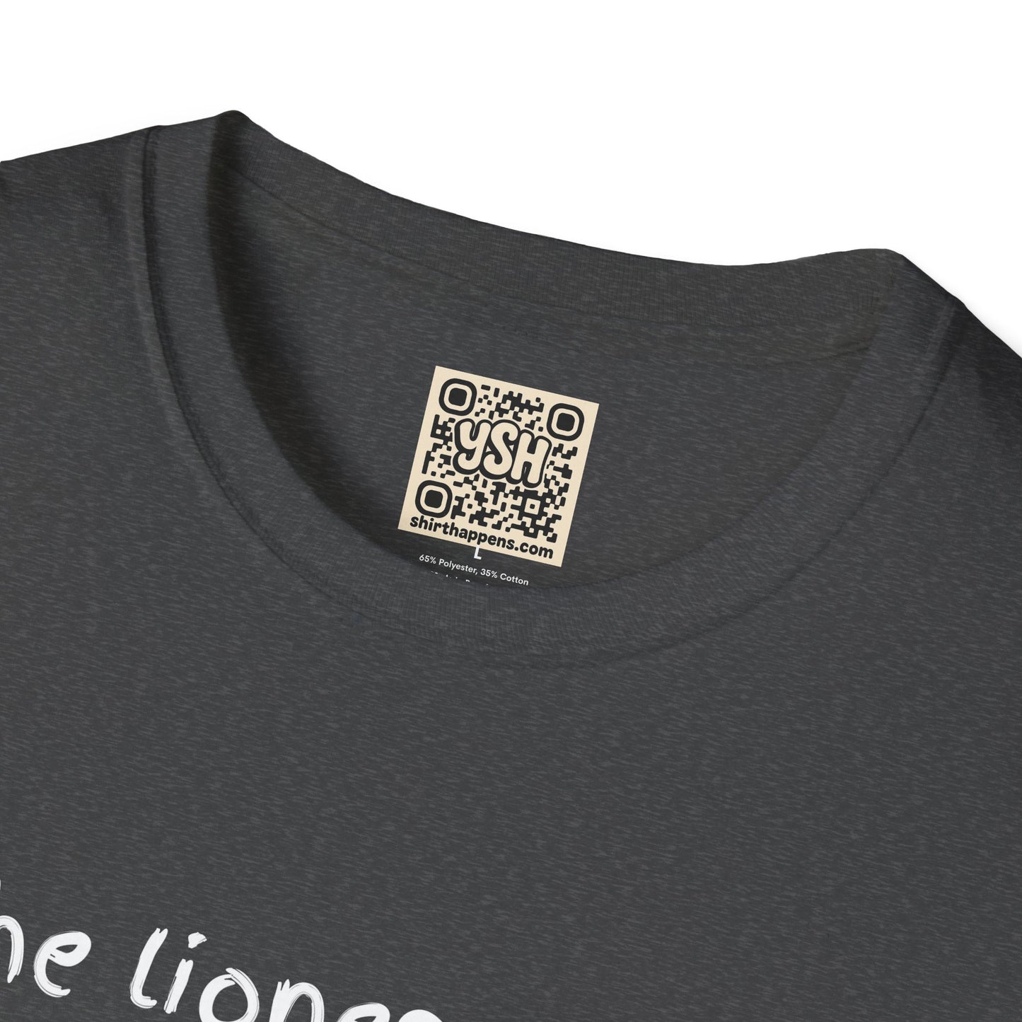 LADIES T-Shirt — “the lioness does not concern herself with ear damage”