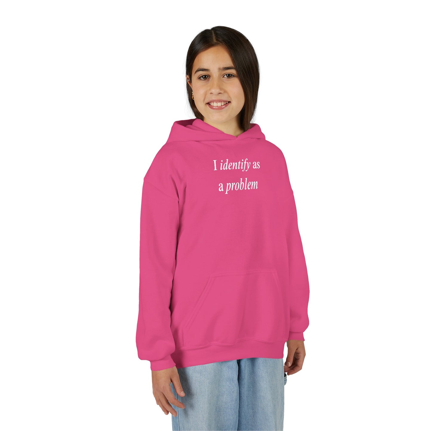 UNISEX Youth Hoodie - "I Identify As... "