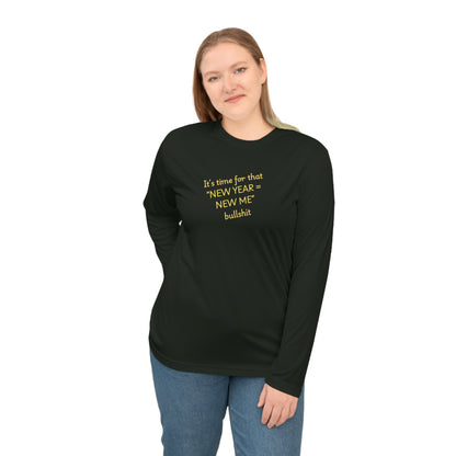 UNISEX Long Sleeve Shirt — “New Year = New Me”