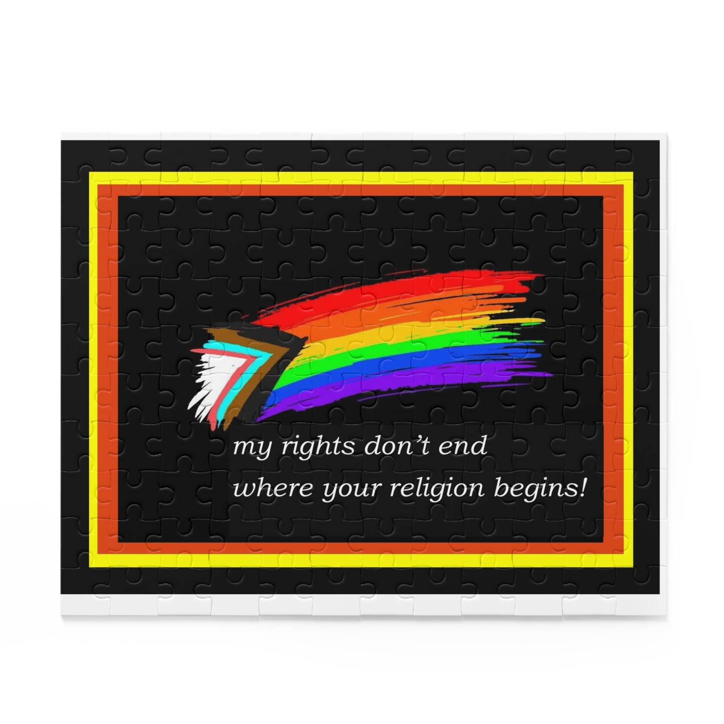Puzzle — “MY RIGHTS DON'T ... "
