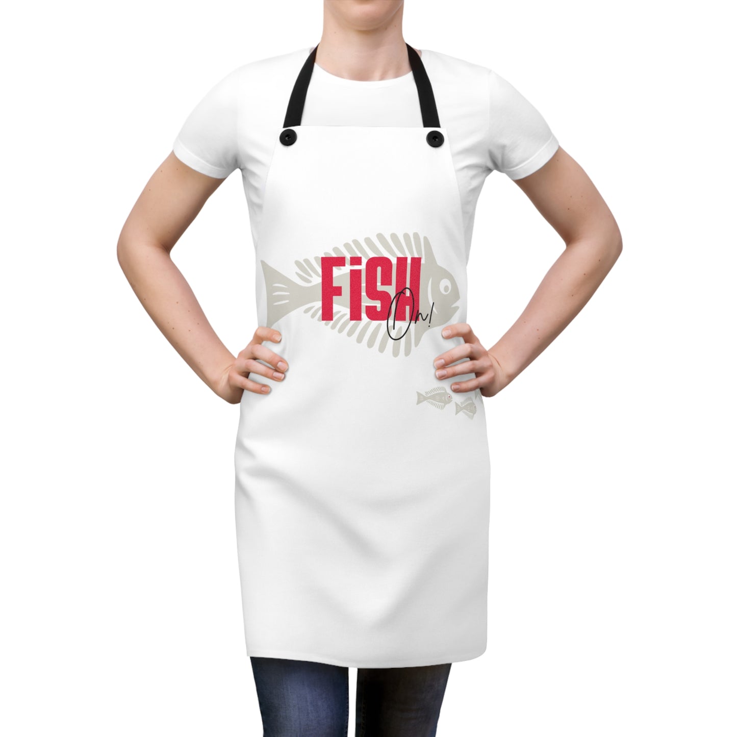 Fish On! Fishing Apron — Fisherman’s Grill & Bait Cook Apron