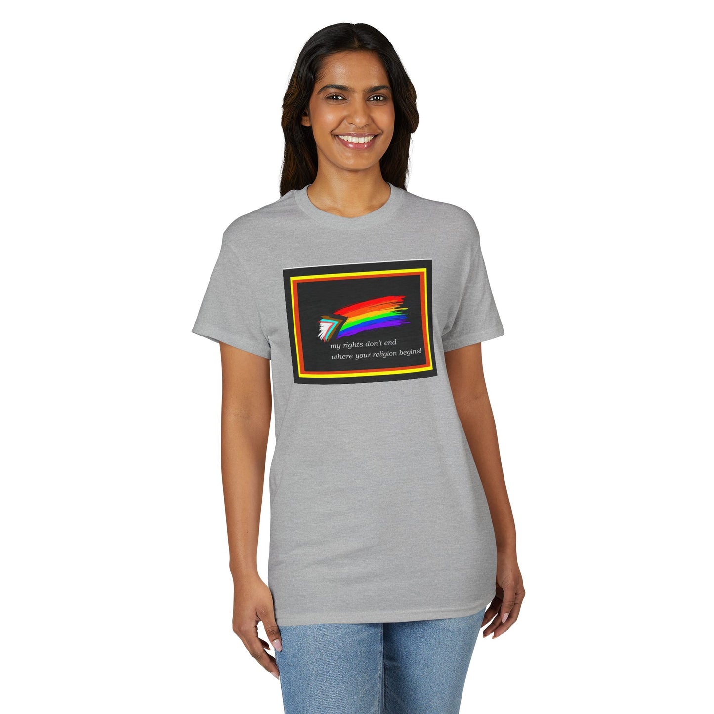 LGBTQ+ Rainbow - My Rights Don't End...