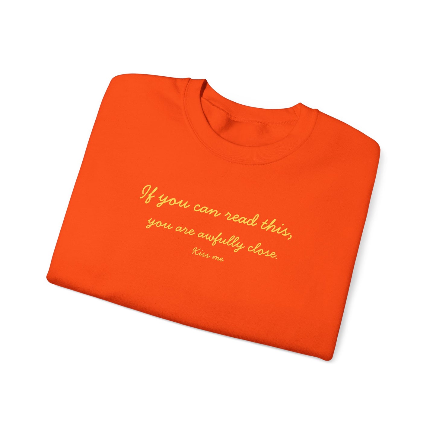 UNISEX Sweatshirt — "If you can read this... "