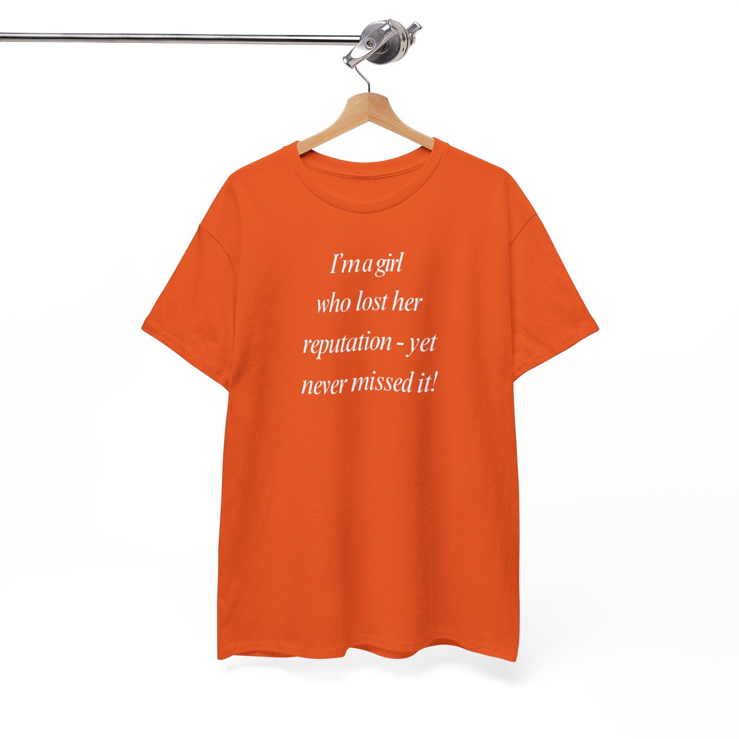 Lady's Funny T-Shirt - "I'm a girl who... "