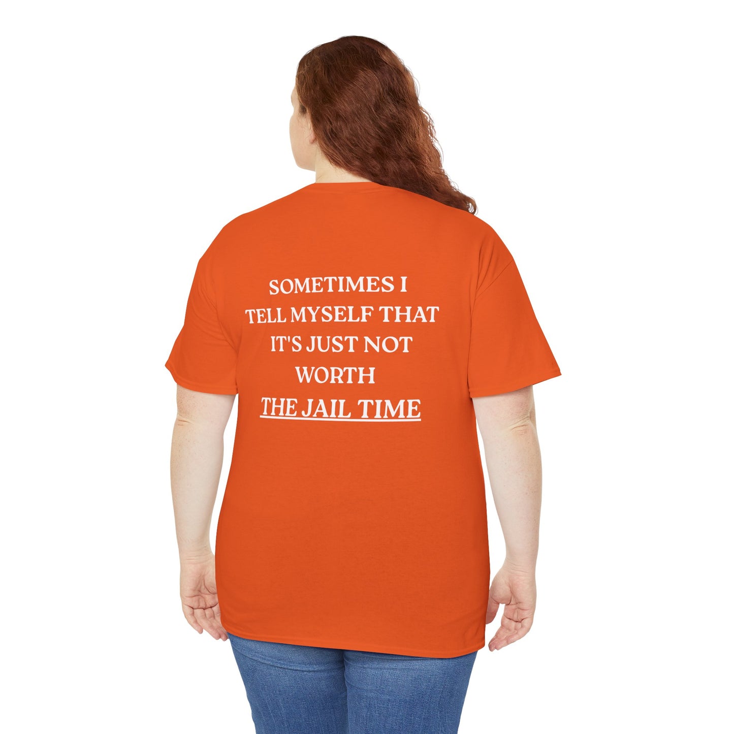 Funny  T-Shirt   Back Print - "SOMETIMES ..."