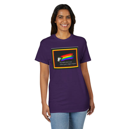 LGBTQ+ Rainbow - My Rights Don't End...
