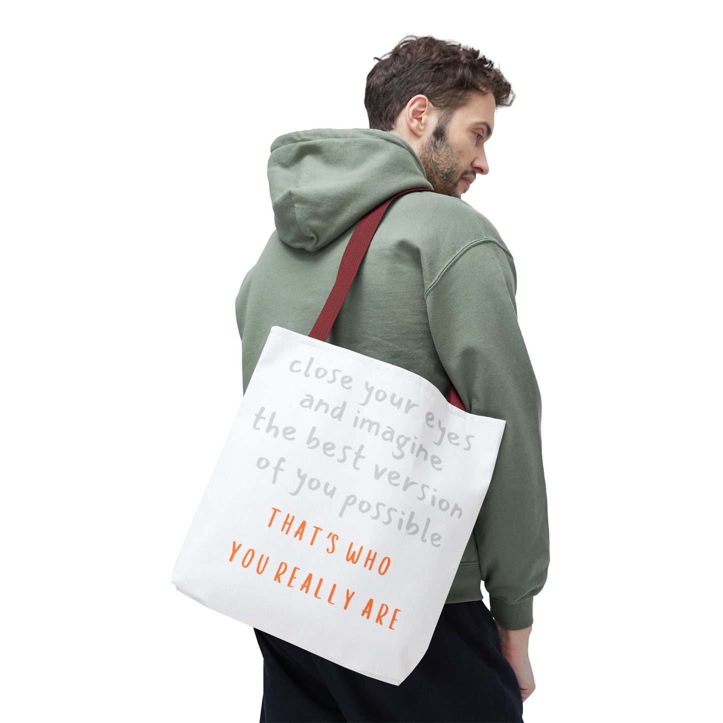 Unisex Tote Bag — "That's Who You Really Are" Cotton Tote
