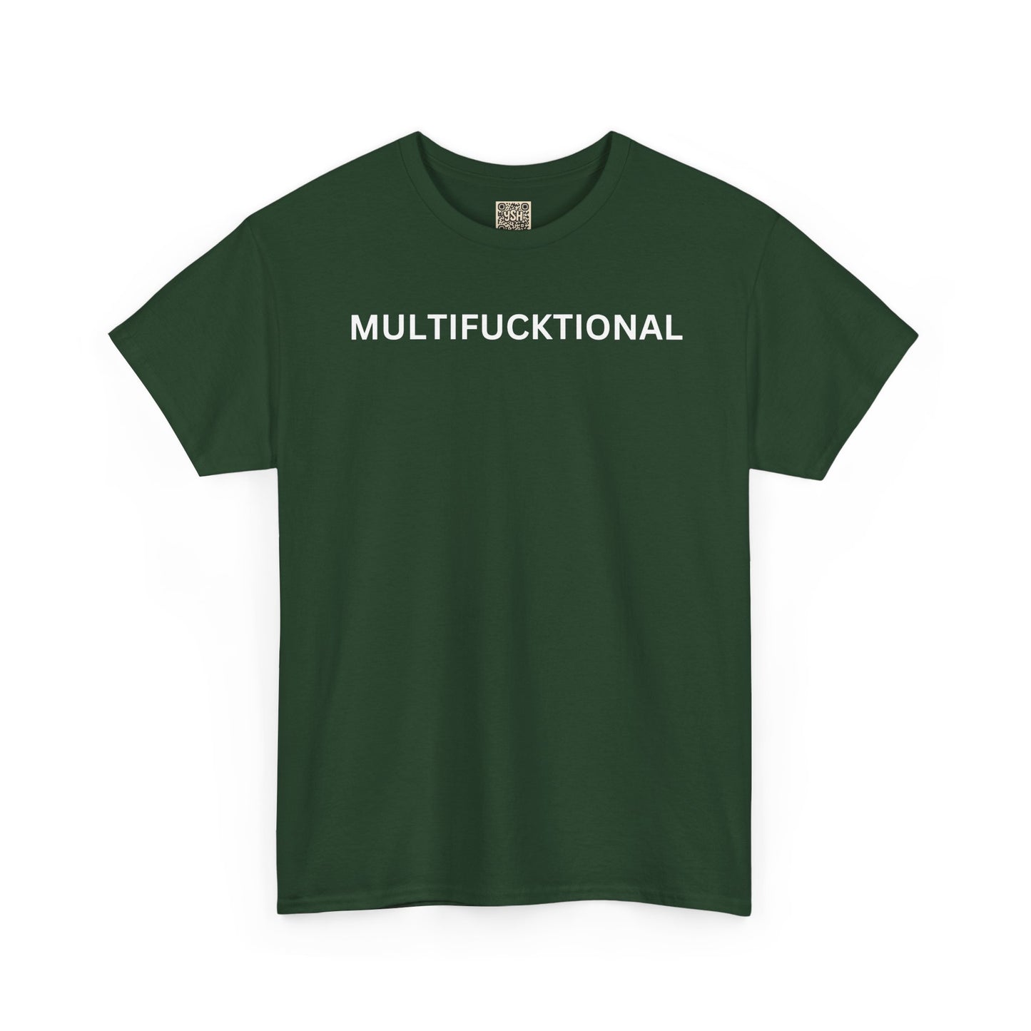 UNISEX Classic White T SHIRT — "MULTIFUCKTIONAL"
