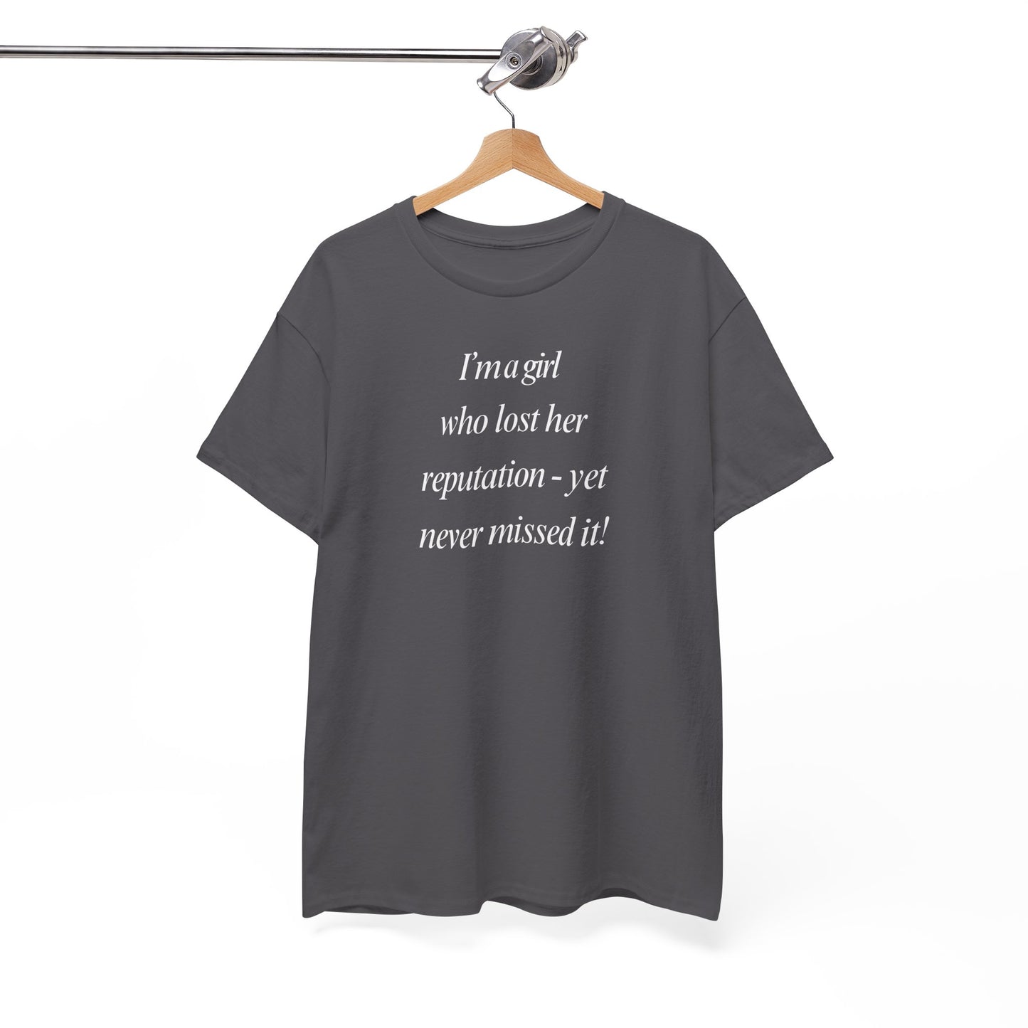 Lady's Funny T-Shirt - "I'm a girl who... "