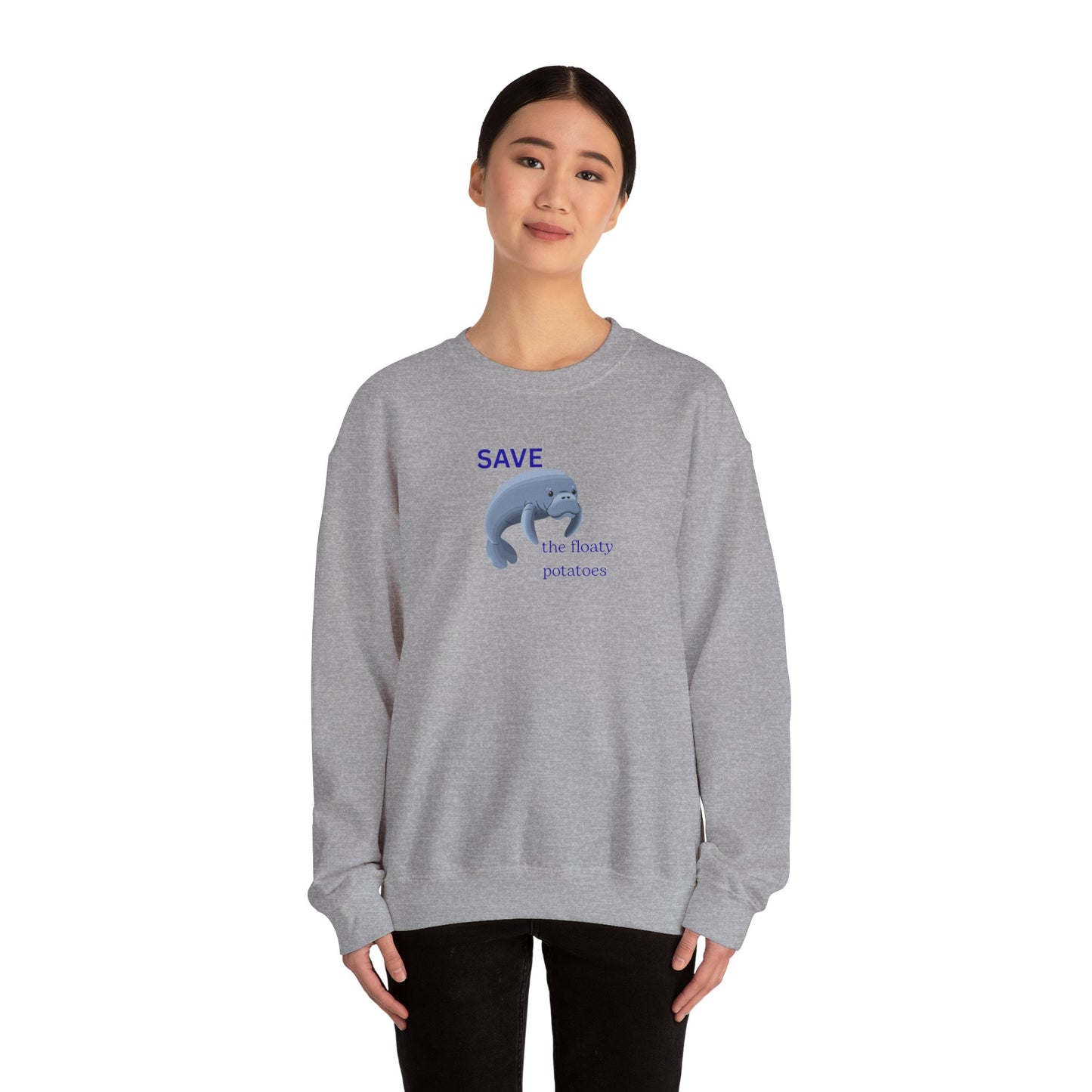 UNISEX Sweatshirt  -  "Save the Floaty Potatoes   "