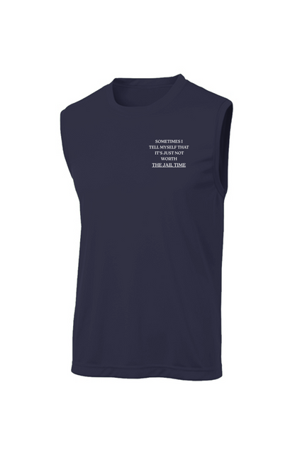 Muscle T shirt - "SOMETIMES I ... "