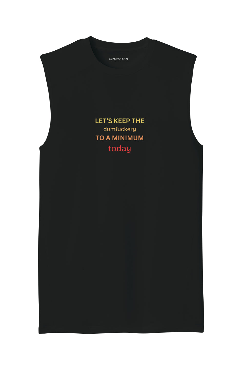 Compression Sleeveless T shirt - "LETS LEEP THE..."