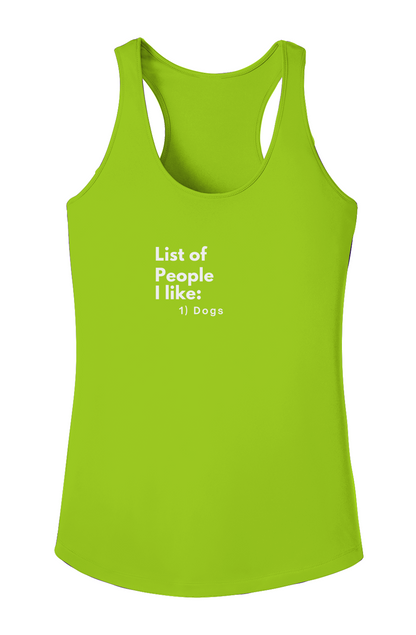 Ladies PosiCharge Competitor Tank - "PEOPLE I LIKE... "