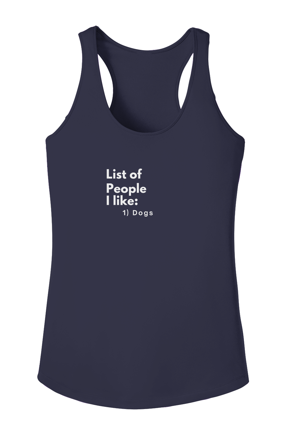 Ladies PosiCharge Competitor Tank - "PEOPLE I LIKE... "