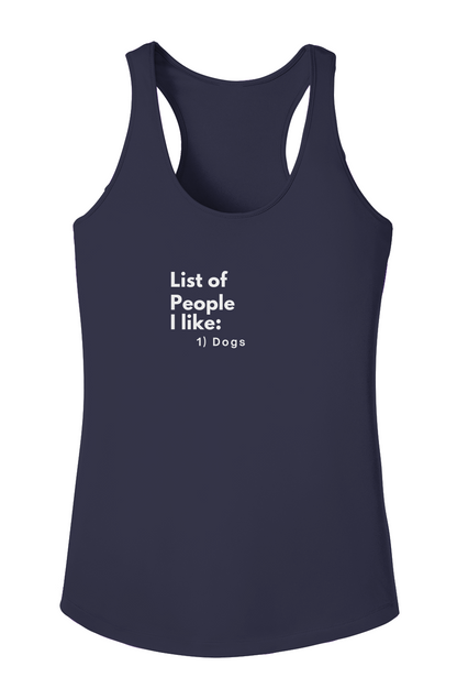 Ladies PosiCharge Competitor Tank - "PEOPLE I LIKE... "