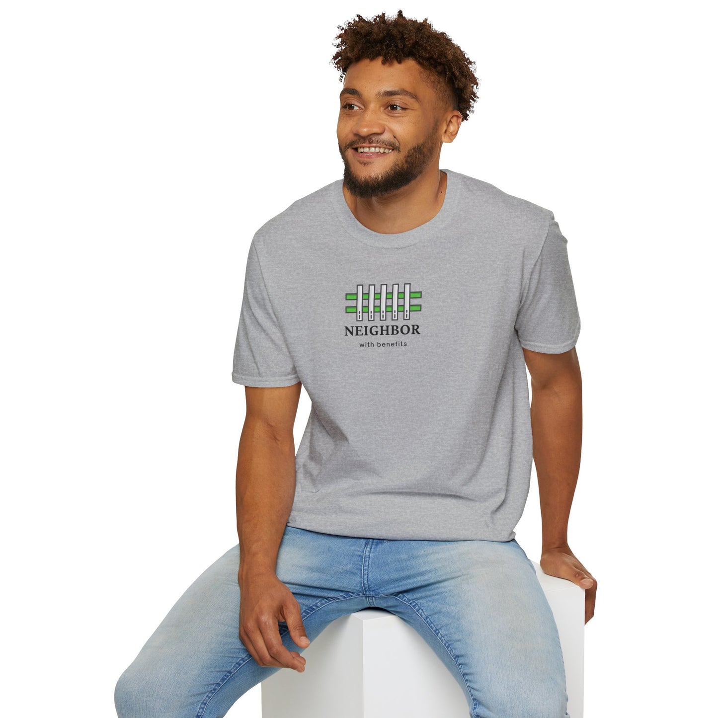T-Shirt — "Neighbor with Benefits"