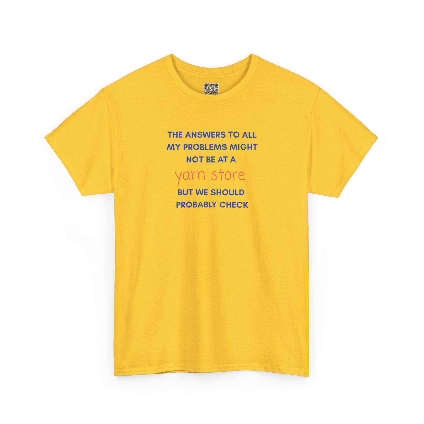T-Shirt — “YARN STORE... "