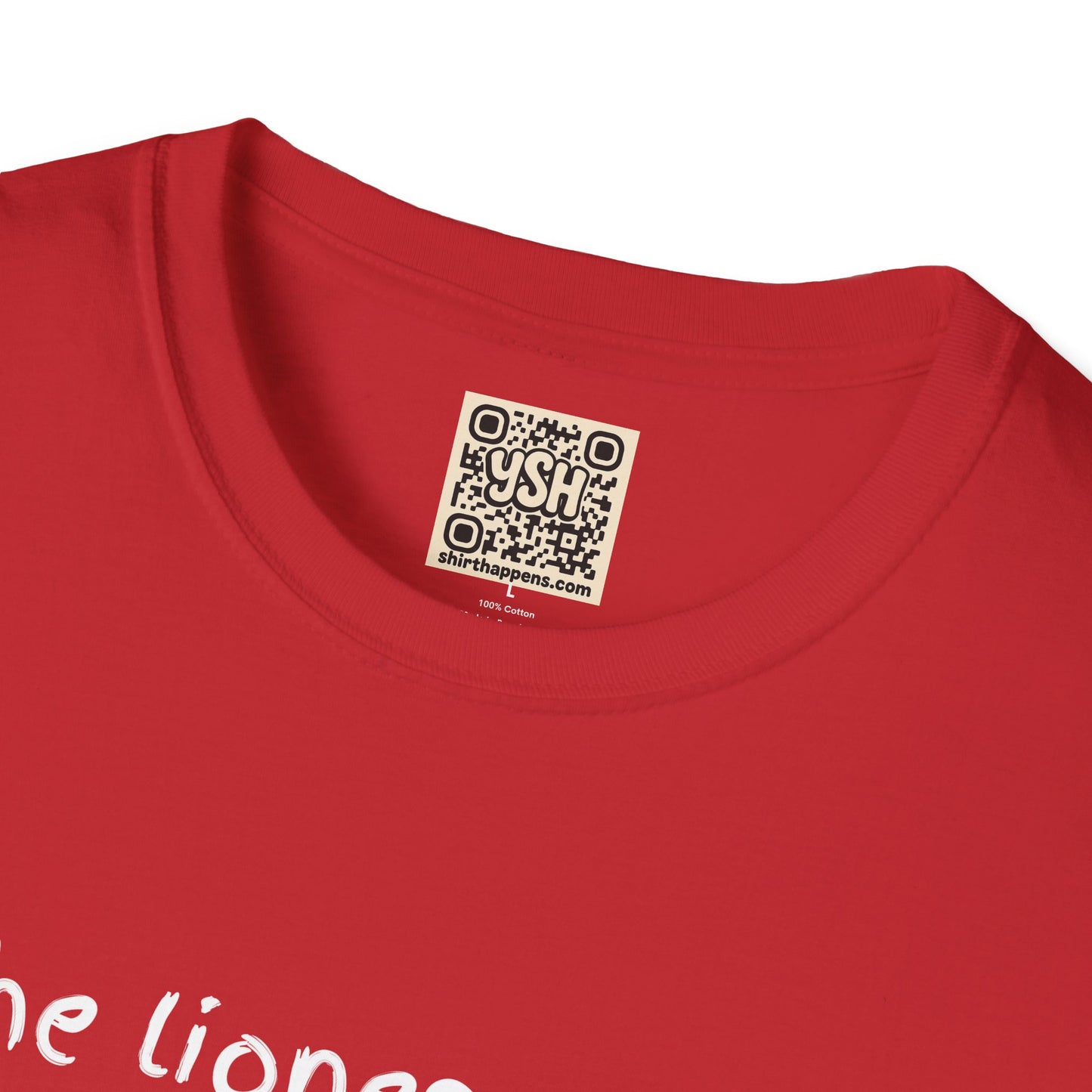 LADIES T-Shirt — “the lioness does not concern herself with ear damage”