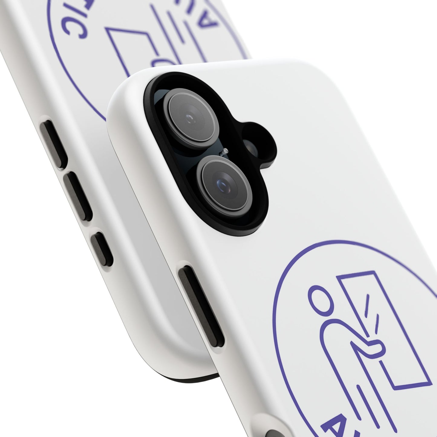 Authentic Badge Tough Phone Case — Minimalist Security Icon iPhone Cover