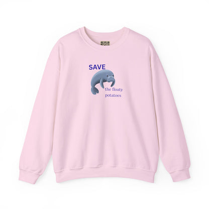 UNISEX Sweatshirt  -  "Save the Floaty Potatoes   "