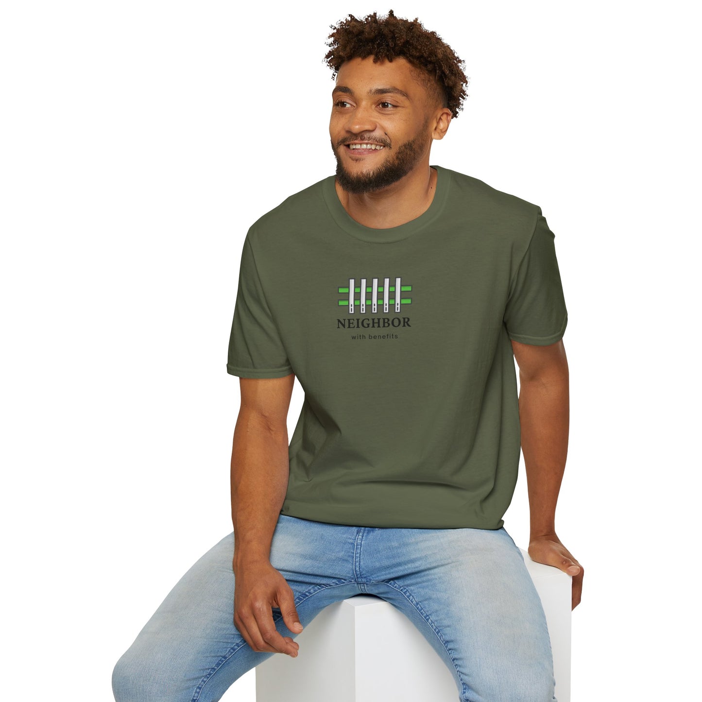 T-Shirt — "Neighbor with Benefits"
