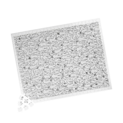 Crack Epidemic Jigsaw Puzzle — Challenging Black & White 520/1014 pc Brain Teaser
