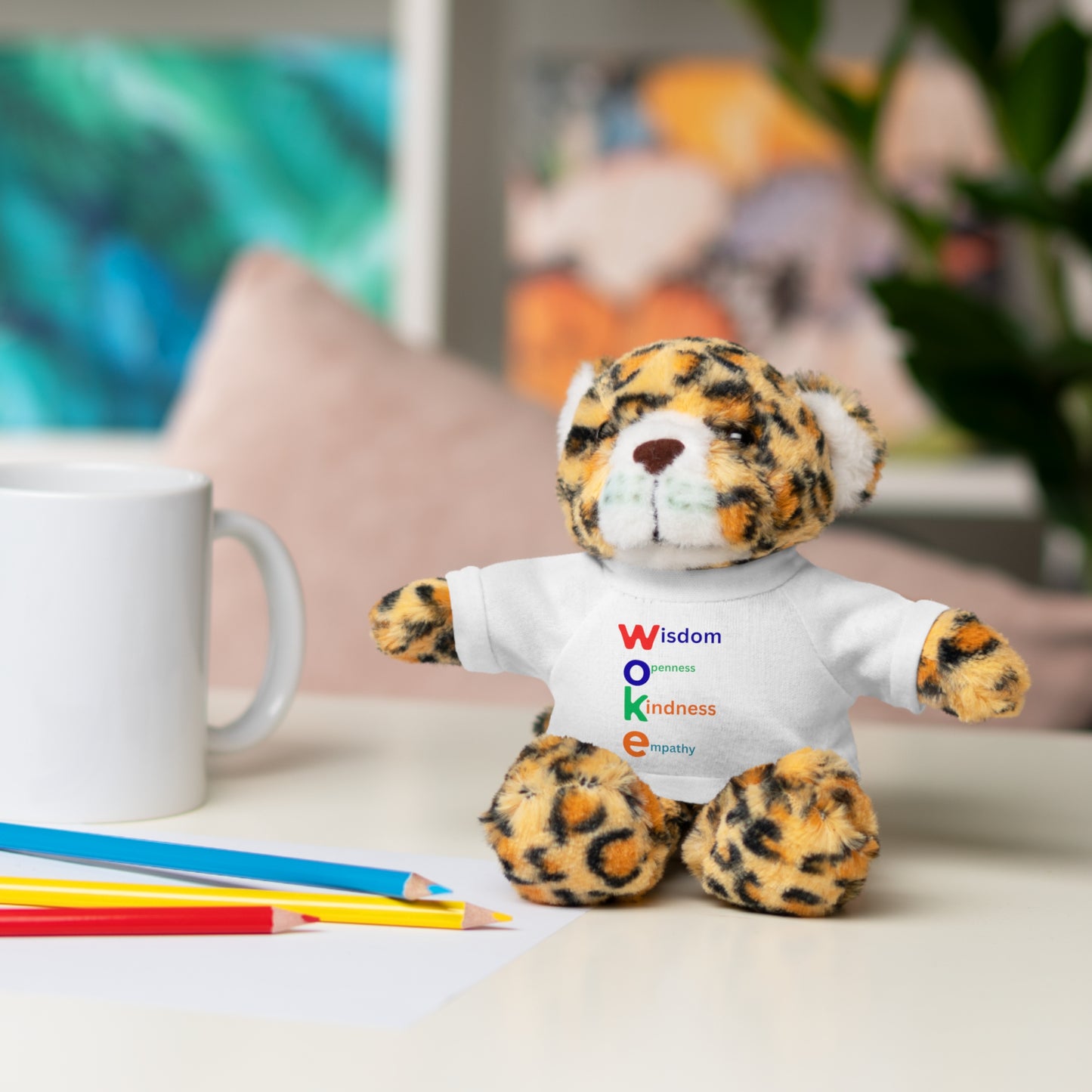 STUFFED ANIMAL — 'WOKE' Various animals