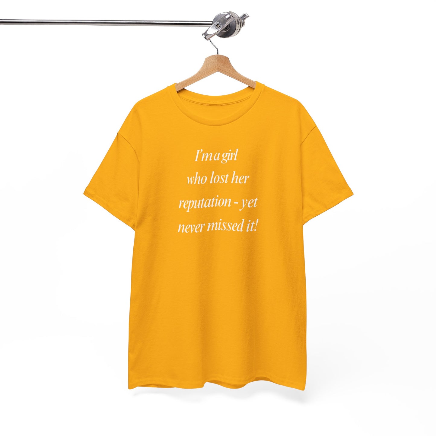 Lady's Funny T-Shirt - "I'm a girl who... "