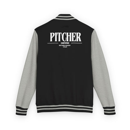 Pitcher Varsity Letterman Jacket - Retro Baseball Team Jacket