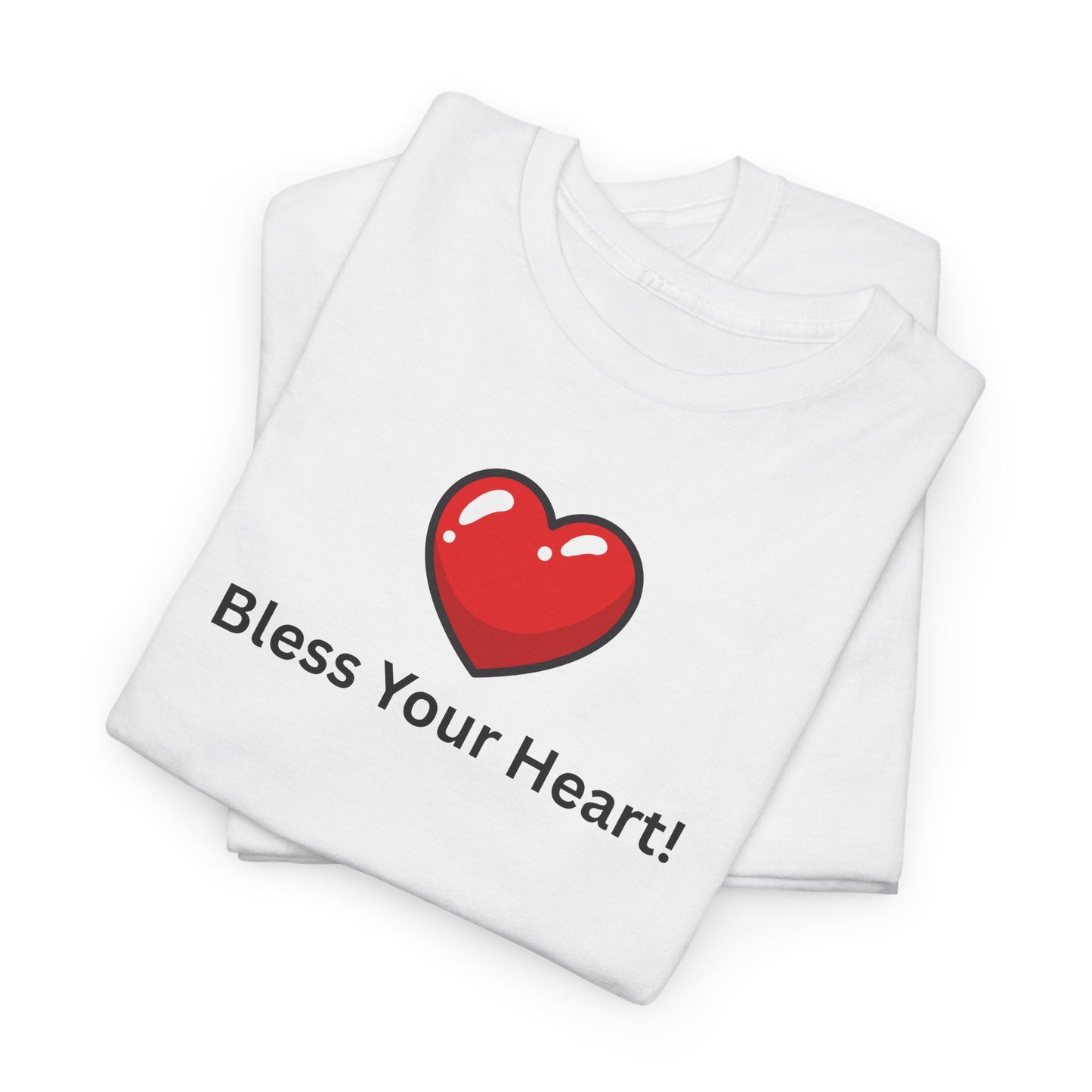 Bless Your Heart T-Shirt — Cute Heart Graphic Tee