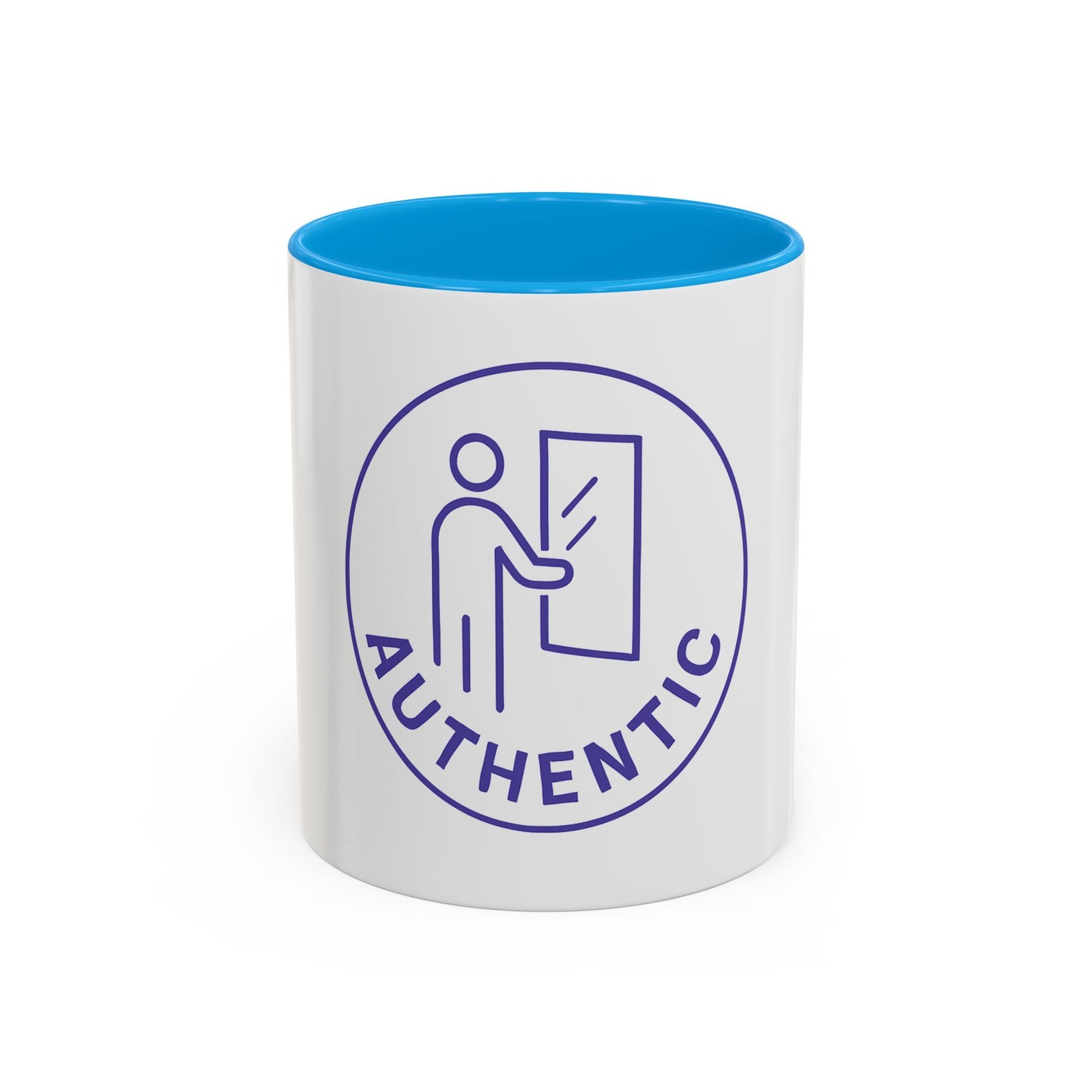 Authentic Logo Coffee Mug – 'Authentic' Purple Badge Ceramic Mug (11oz/15oz)