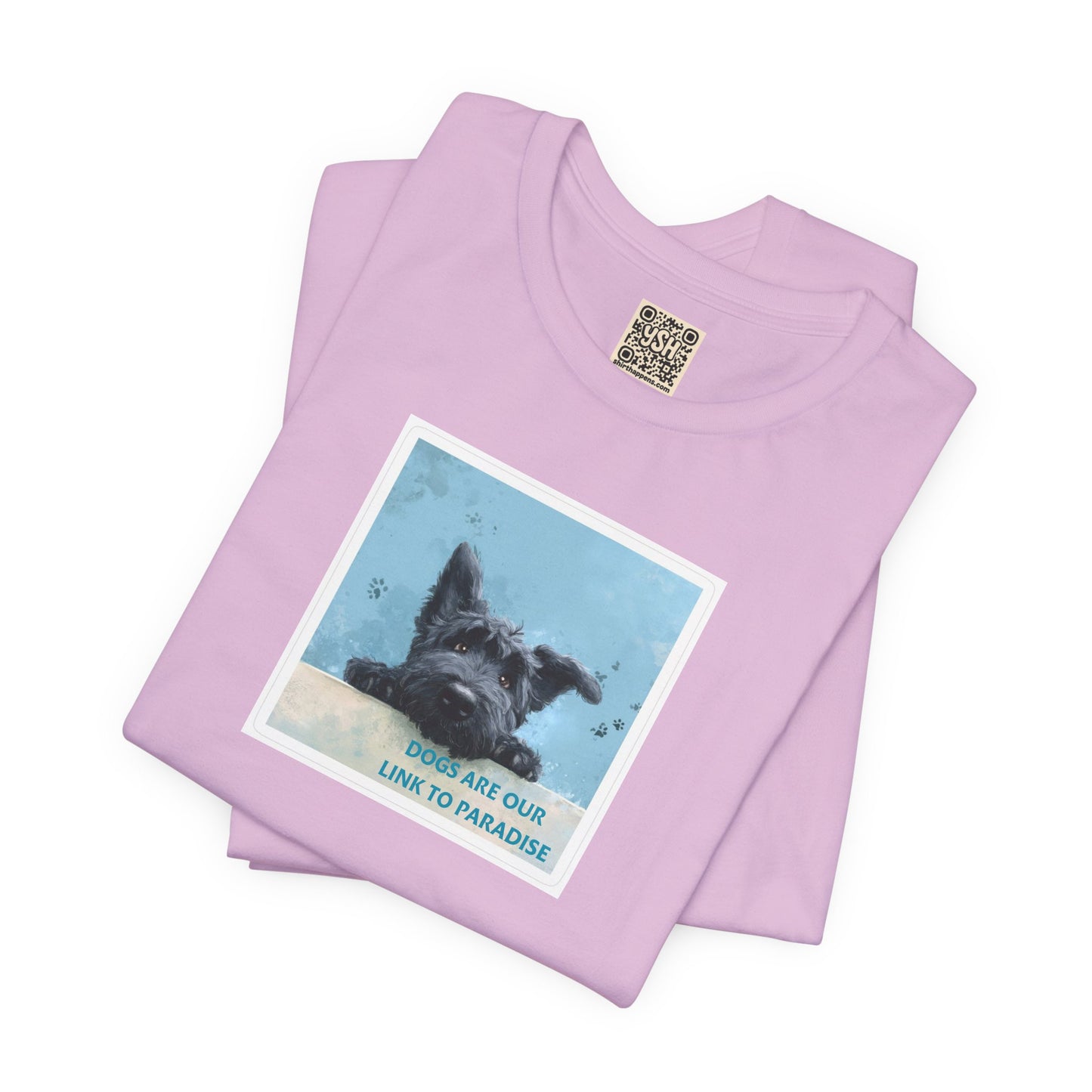 UNISEX T‑Shirt — "Dogs Are Our Link To Paradise"